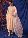 Indo Era 2372 Silk Embroidered Straight Kurti With Bottom Dupatta
